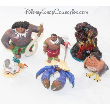 Lot De Figurines Disney Vaiana Playset Pvc Cm Disneyshopcolle