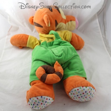 Peluche Range Pyjama Tigrou Disney Nicotoy Salopette Verte Cubes Ab