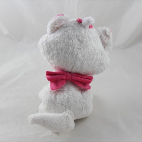 Peluche Chat Marie Disney Nicotoy Les Aristochats Blanc Rose Cm