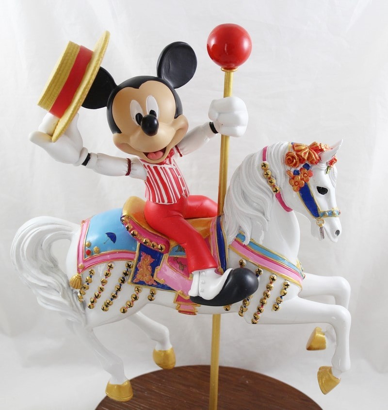 Figurine Mickey DISNEYLAND PARIS Med Mickey Jingles Cheval Mary P