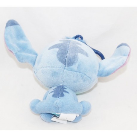 Porte clés peluche Stitch DISNEY PARKS Lilo et Stitch bleu assis 13