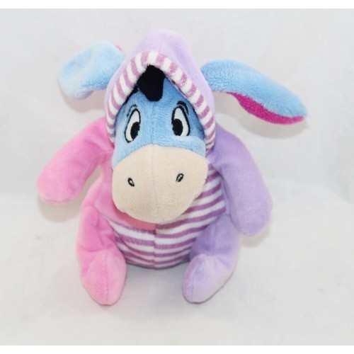 Peluche Asino Bourriquet Disney Nicotoy Combinazione Cappuccio Rosa