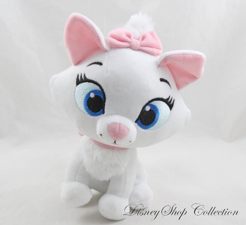 Peluche Marie Chat DISNEY Les Aristochats Brand Loyalty Rose Blanc