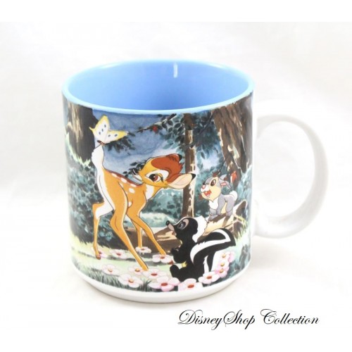 Mug Stage Disney Store Bambi In Blue Forest Ceramic Cup Cm