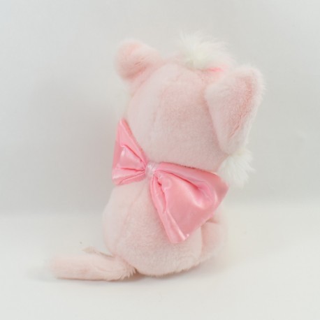 Peluche Chat Marie Disney Mattel Les Aristochats Vintage Rose Blanc