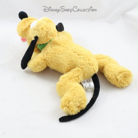 Peluche Chien Pluto Disneyland Paris Allong Poils Longs Collier Ve