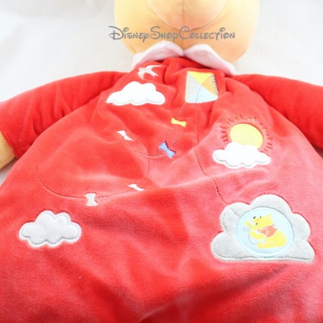 Peluche Range Pyjama DISNEY BABY Winnie L Ourson Rouge Nuages Cerf