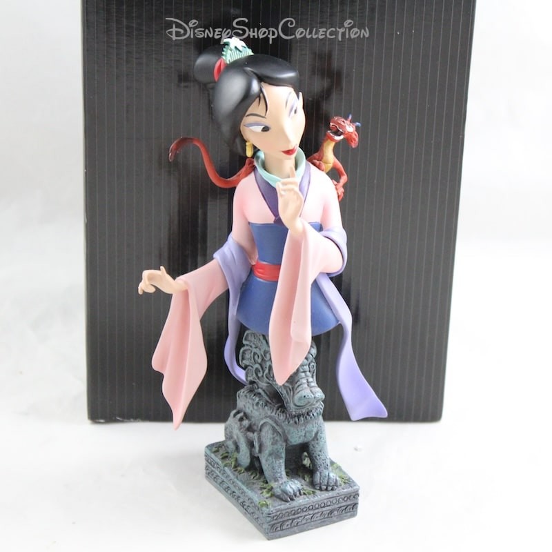 Figurine Jester DISNEY Showcase Mulan et Mushu buste édition limité