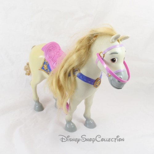 Jouet Cheval Poup E Maximus Disney Raiponce Blanc Figurine Plasti