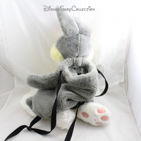 Sac Dos Peluche Panpan Lapin Disneyland Paris Bambi Gris Disney