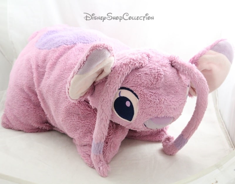 Peluche Coussin Angel DISNEY PARKS Lilo Et Stitch Pillow Pets Rose