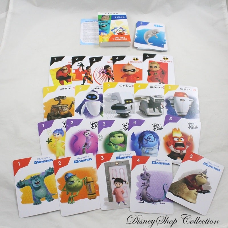 Jeu De Cartes Familles Disney Pixar Toy Story Vice Versa Nemo