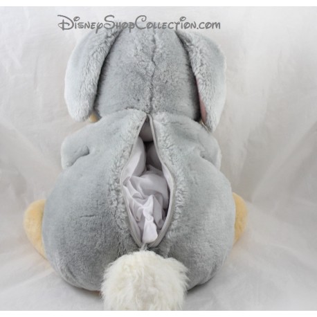 Peluche Range Pyjama Lapin Pan Pan Disney Jemini Gris Beige Cm