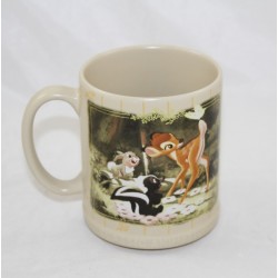 Mug Bambi DISNEY STORE Classic Animation beige Pan pan Fleur Bambi rare