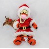 Peluche Tigrou DISNEY STORE Père Noël manteau rouge renne 22 cm