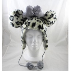 Minnie DISNEYLAND PARIS hat-up leopard-grey knot eam
