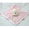 Doudou plana Winnie the Pooh DISNEY STORE nodo satén rosa de Winnie the Pooh 