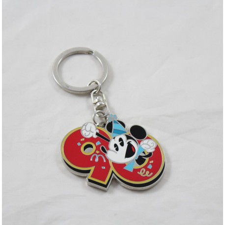 Mickey Keychain DISNEYLAND PARIS 90th Anniversary Mouse Party