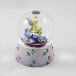 Snow globe fairy Bell DISNEY STORE purple snowball flowers 10 cm