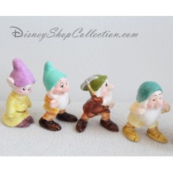 Ensemble de figurines céramique Nains DISNEY Blanche Neige et les 7 nains