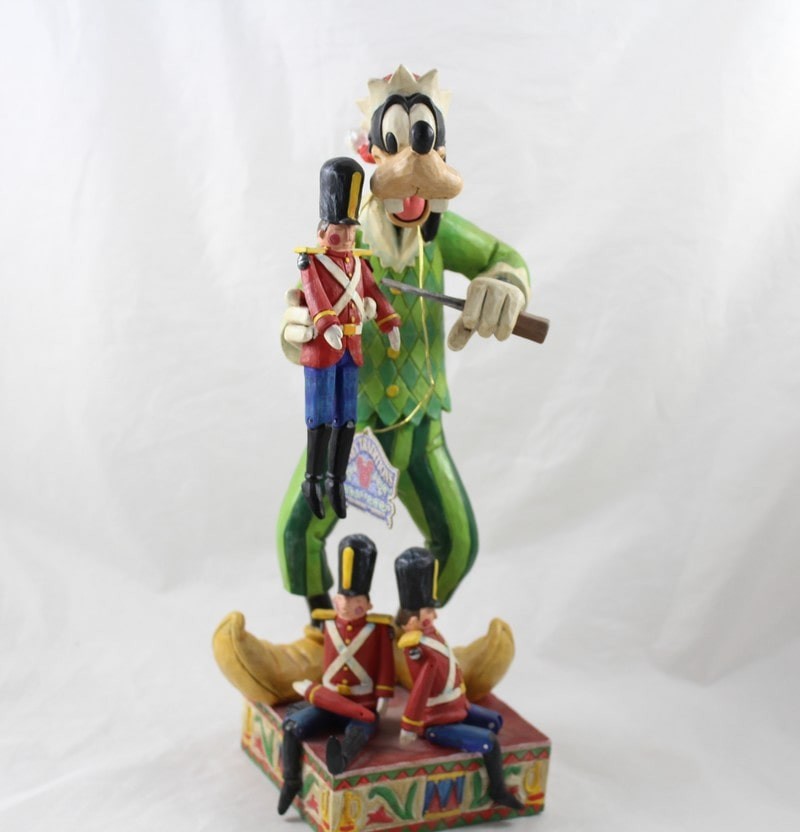 Figurine Jim Shore Dingo DISNEY TRADITIONS Santas's Goofy Helper ré...