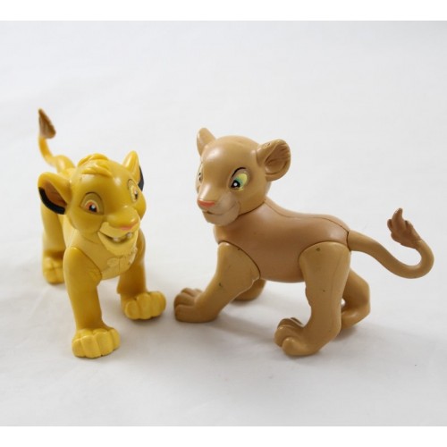 Articulated figures The Lion King DISNEY Simba and Nala Plastic 8 c...