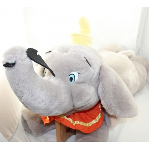 Grande peluche XXL Ã©lÃ©phant Dumbo DISNEY Ã©lÃ©phant volant 75 cm - Di...