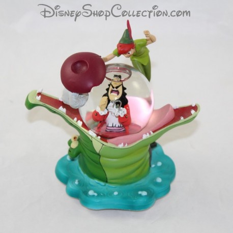 Peter Pan DISNEY Schneekugel Boot Kapitän kupplungskugel Schnee 11 cm