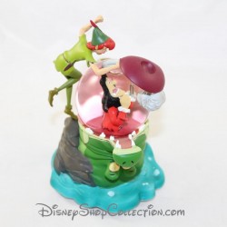 Snow globe musicale Peter Pan DISNEYLAND PARIS Capitaine Crochet boule à neige Disney 15 cm