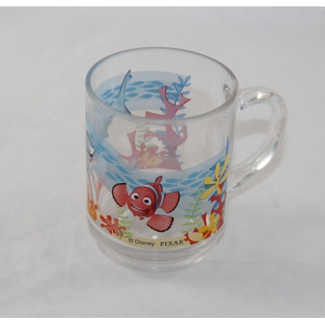 Nemo DISNEY PIXAR Taza de vidrio El mundo de Nemo Fish 9 cm