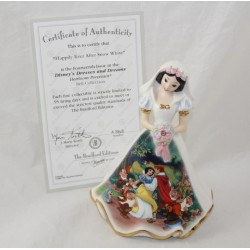 Disney Bradford Edición Limitada Bell Boda Figura de Porcelana Disney