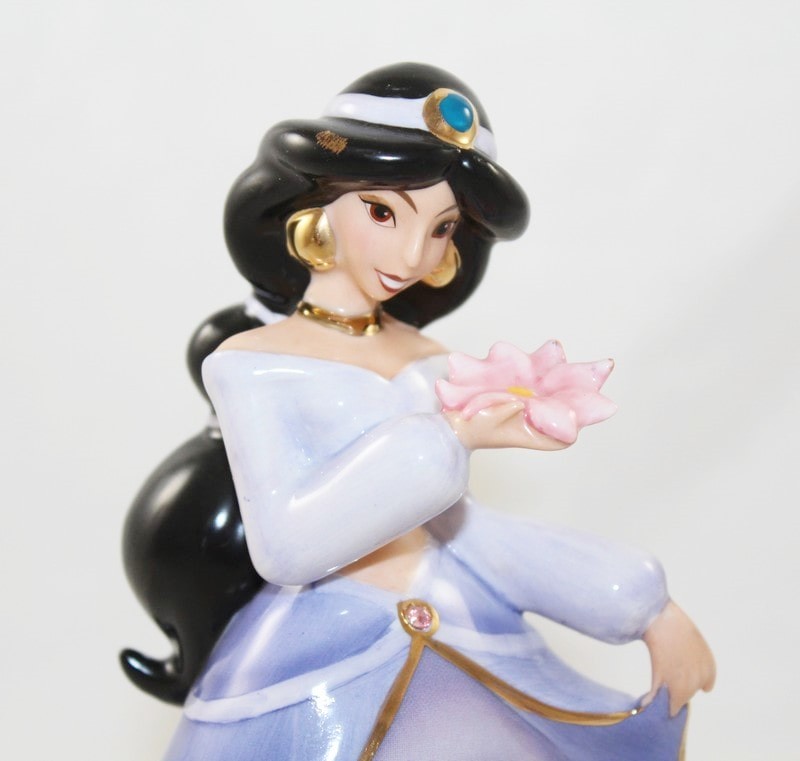 Figurine Porcelaine Jasmine DISNEY Bradford Editions Bell Aladdin R...