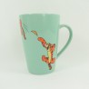 Taza Tigger DISNEY STORE hoja de enlace taza de cerámica verde