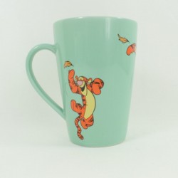 Taza Tigger DISNEY STORE hoja de enlace taza de cerámica verde