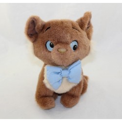 Peluche gatto Toulouse DISNEY Les Aristochats Disney gatto marrone vintage 20 cm