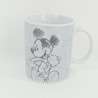 Mug Mickey DISNEY Graustift Zeichnung weiß schwarz 10 cm