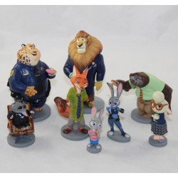 Lot de 8 figurines Zootopie DISNEY STORE pvc 11 cm