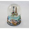 Snowglobe Mickey Minnie DISNEYLAND PARIS Torre Eiffel Paris 13 cm