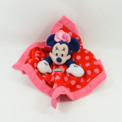 Doudou piatto Minnie DISNEY STORE piselli rosa rosa quadrati quadrati 34 cm