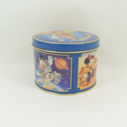 Mickey DISNEYLAND PARIS rotondo vintage scatola in stile retrò 12 cm