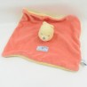 Doudou flat Winnie the bear cub DISNEY BABY orange and yellow Winnie - Friends 25 cm