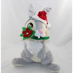 Peluche lapin Pan Pan DISNEYLAND Noël fleur Panpan 30 cm