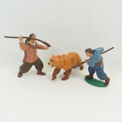 Set of 3 figurines of DISNEY bear brother Kenai Denahi and Sitka