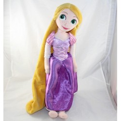 Peluche bambola Rapunzel DISNEY STORE abito principessa viola 50 cm
