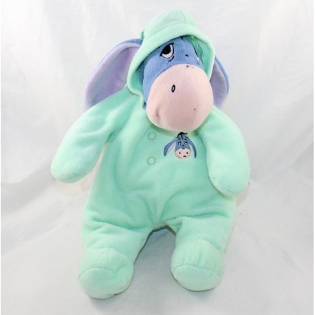 Donkey Bourriquet DISNEY pigiama cappuccio verde 38 cm