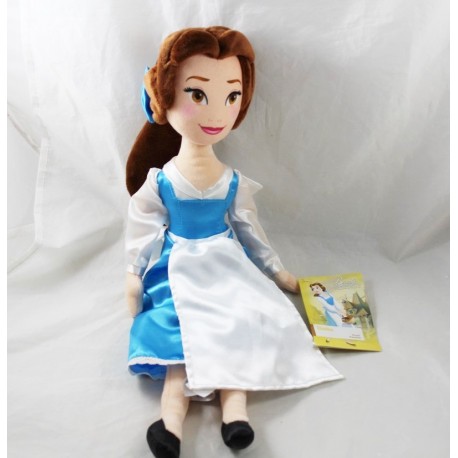 Stoffpuppe Schöne DISNEY STORE Die Schöne und das Biest blaues Kleid 47 cm