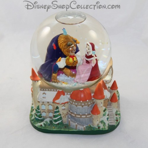 Boule à neige La Belle et la Bête Disney snow globe miroir Lumière Big Ben  - Figurines de collection/Snow Globes - La Boutique Disney