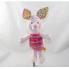 Plüsch Schwein Schwein DISNEY BABY blühende Rosa Biene Marienkäfer 28 cm