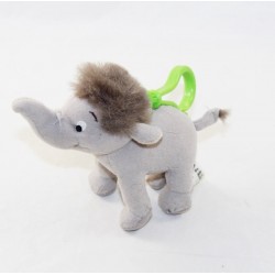 Schlüsselanhänger Plüsch Junior Elefant DISNEY Das Buch des Dschungels grau 12 cm