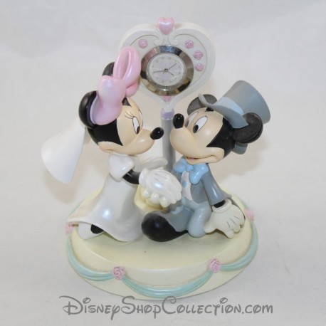 Mickey y Minnie DISNEY reloj de boda figura de 12 cm